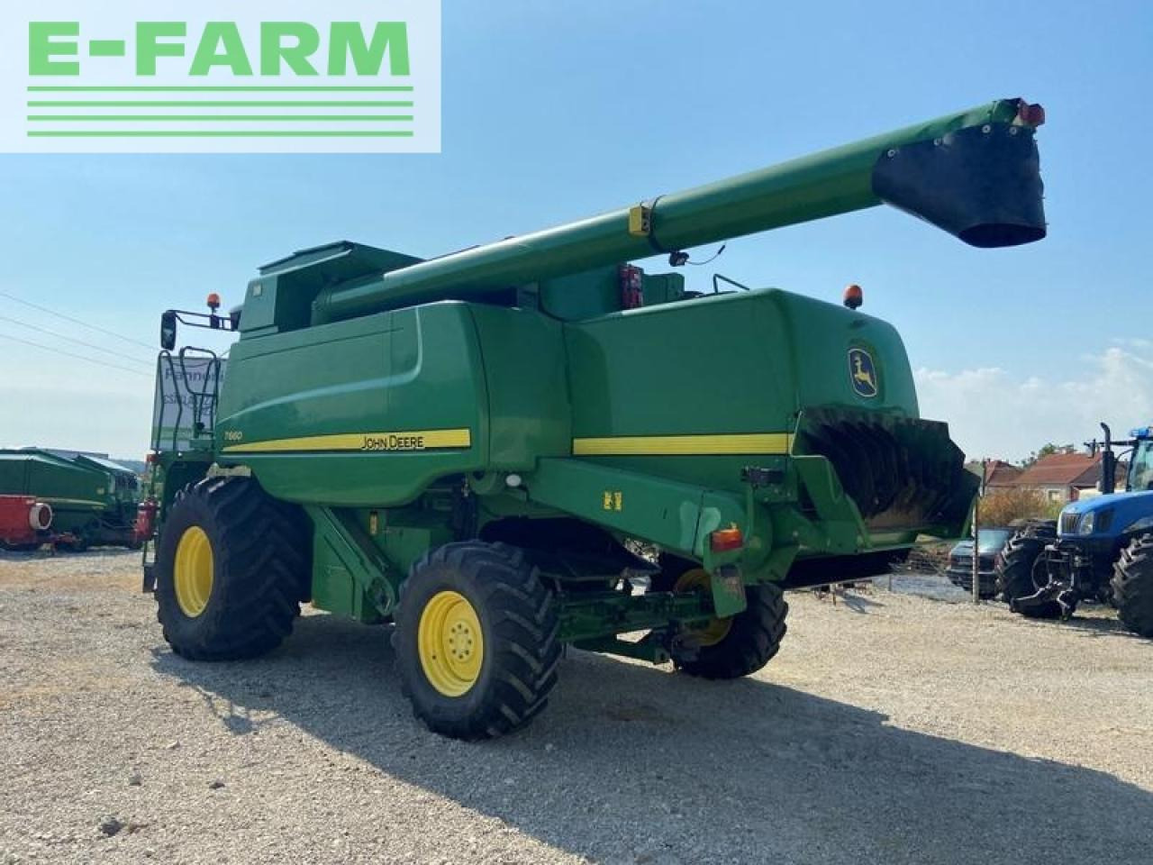 Combină de recoltat cereale John Deere t660: Foto 6