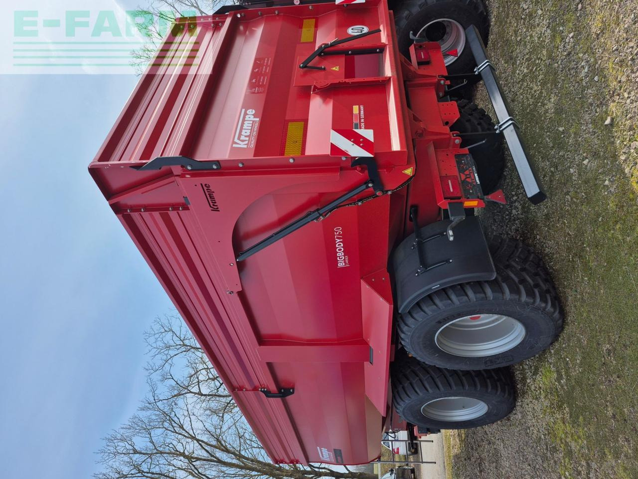 Krampe BIG BODY 750 - Remorcă autobasculantă agricolă: Foto 3 Krampe BIG BODY 750 - Remorcă autobasculantă agricolă: Foto 3