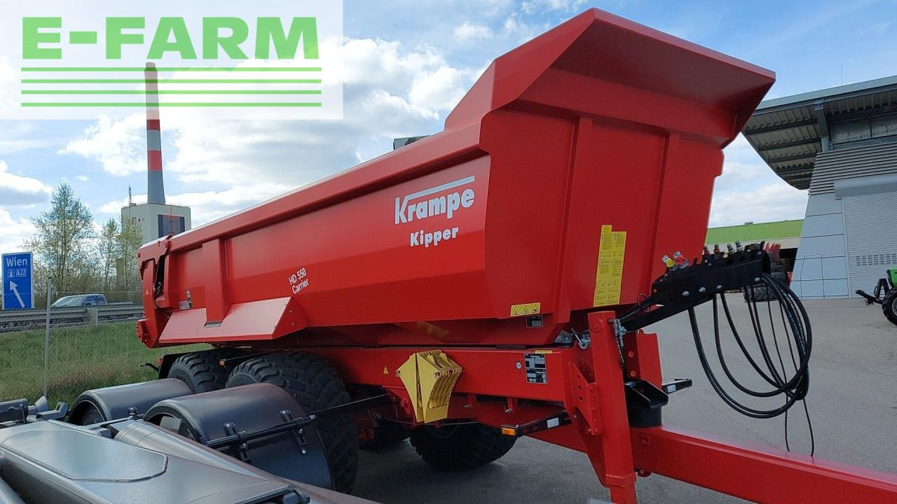 Krampe HD 550 Carrier / HP 20 - Remorcă autobasculantă agricolă: Foto 4 Krampe HD 550 Carrier / HP 20 - Remorcă autobasculantă agricolă: Foto 4