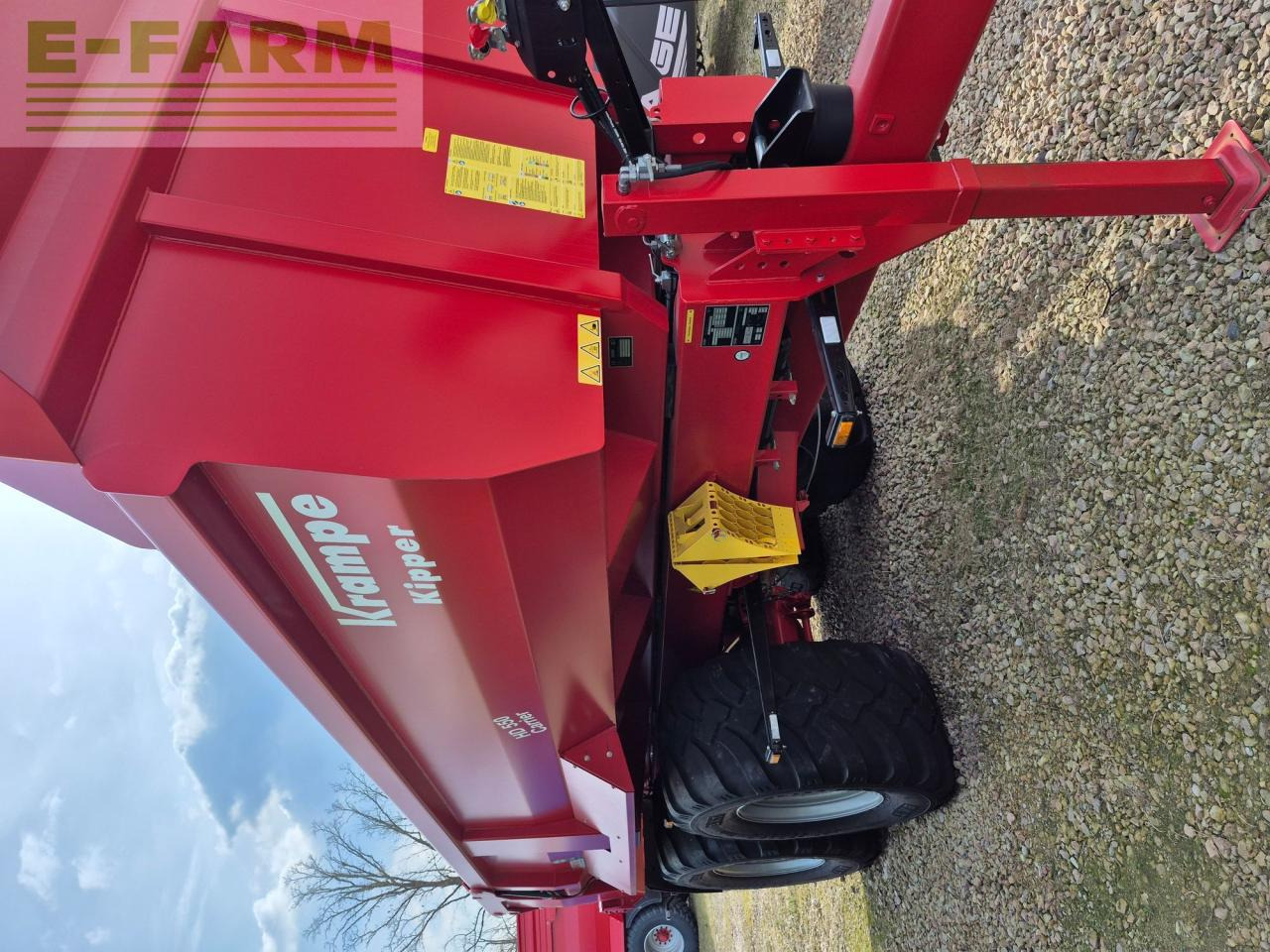 Krampe HD550 Carrier - Remorcă autobasculantă agricolă: Foto 1 Krampe HD550 Carrier - Remorcă autobasculantă agricolă: Foto 1
