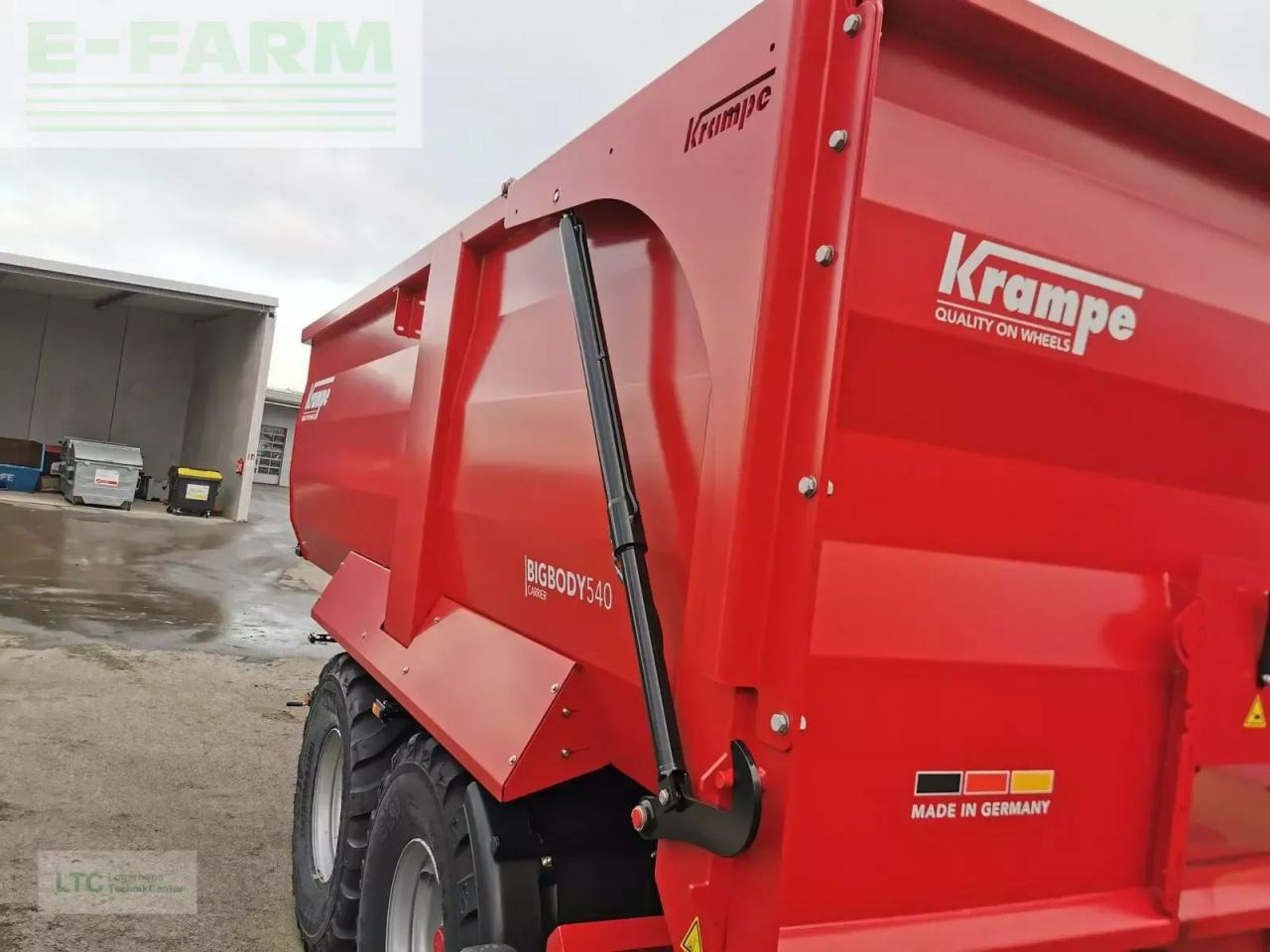 Krampe big body 540 - Remorcă autobasculantă agricolă: Foto 4 Krampe big body 540 - Remorcă autobasculantă agricolă: Foto 4
