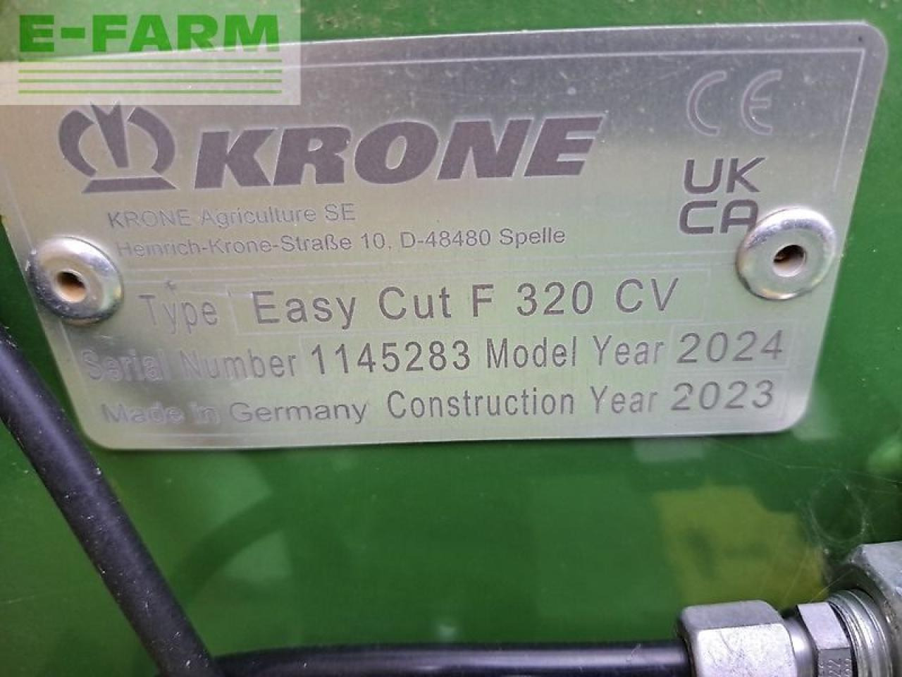 Krone easy cut f 320 cv - Cositoare: Foto 5 Krone easy cut f 320 cv - Cositoare: Foto 5