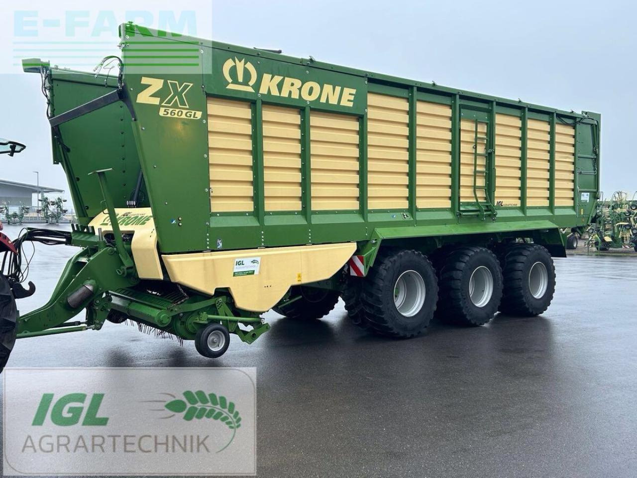 Krone zx 560 gl - Remorcă autobasculantă agricolă: Foto 1 Krone zx 560 gl - Remorcă autobasculantă agricolă: Foto 1