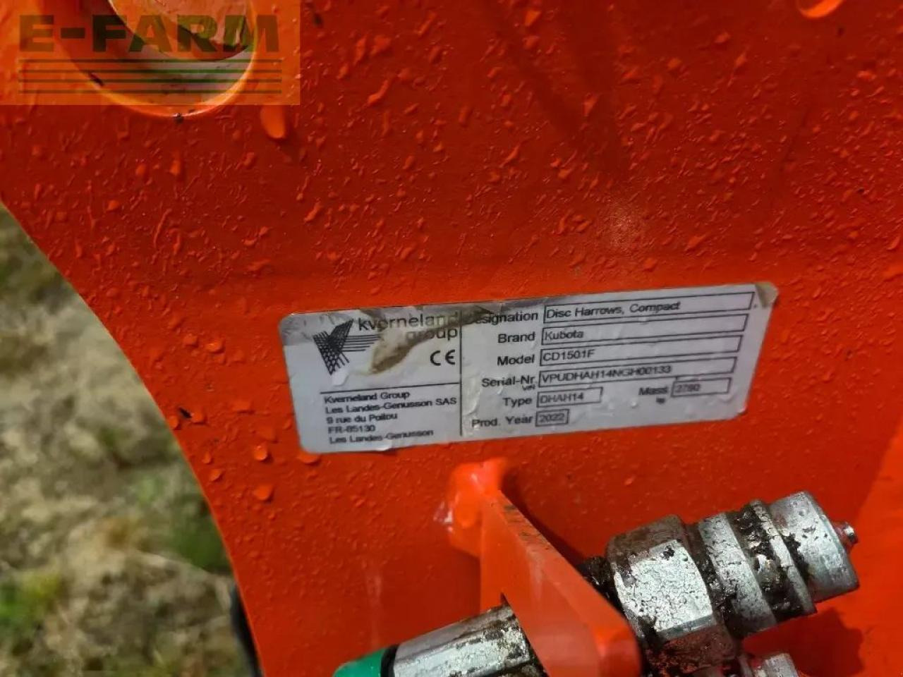 Kubota cd1501f - Cultivator: Foto 4 Kubota cd1501f - Cultivator: Foto 4