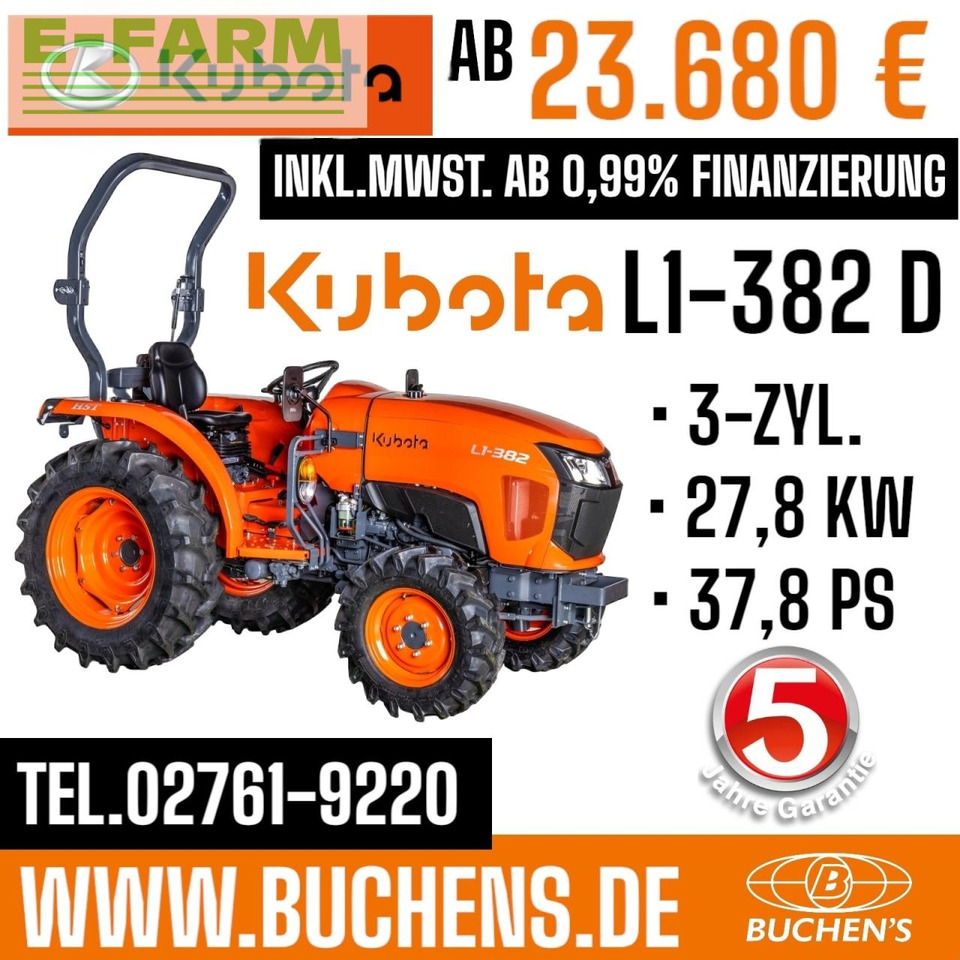 Kubota l1-382d - Tractor agricol: Foto 1 Kubota l1-382d - Tractor agricol: Foto 1