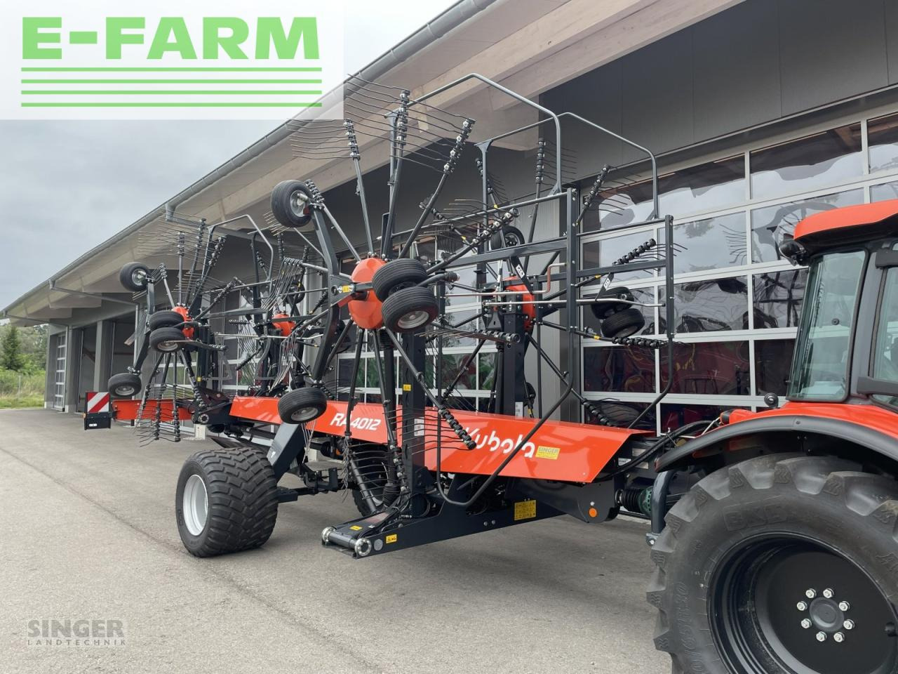 Kubota ra 4012 andex 1254 - rad 710/22,5" + einzelaushub - Maşină de întors fânul: Foto 2 Kubota ra 4012 andex 1254 - rad 710/22,5" + einzelaushub - Maşină de întors fânul: Foto 2