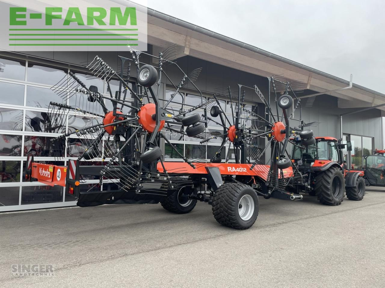 Kubota ra 4012 andex 1254 - rad 710/22,5" + einzelaushub - Maşină de întors fânul: Foto 4 Kubota ra 4012 andex 1254 - rad 710/22,5" + einzelaushub - Maşină de întors fânul: Foto 4