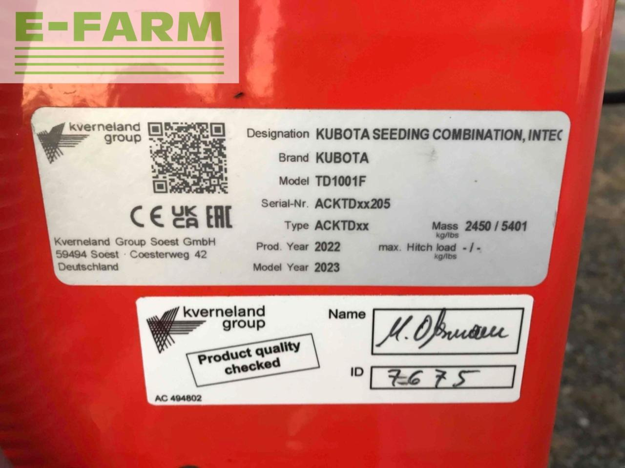 Kubota semoir à grains td1601f kubota - Semănătoare de precizie: Foto 5 Kubota semoir à grains td1601f kubota - Semănătoare de precizie: Foto 5