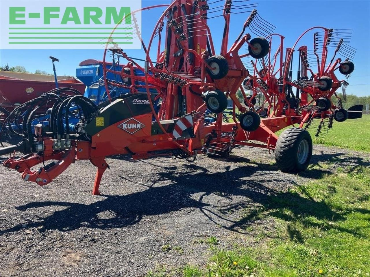 Kuhn ga13131 4-rotors rive - Maşină de întors fânul: Foto 3 Kuhn ga13131 4-rotors rive - Maşină de întors fânul: Foto 3