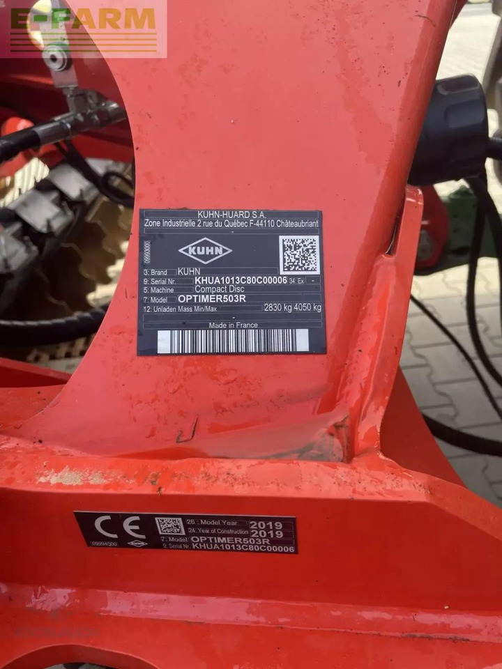 Kuhn optimer + 503r - Grapă cu discuri: Foto 5 Kuhn optimer + 503r - Grapă cu discuri: Foto 5