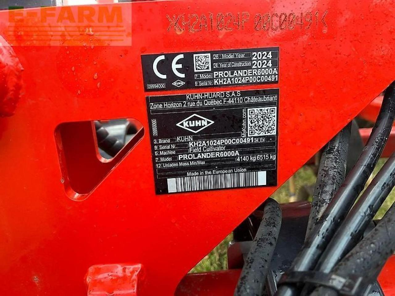 Cultivator Kuhn prolander 6000 grubber saatbettbereitung federzinken: Foto 8
