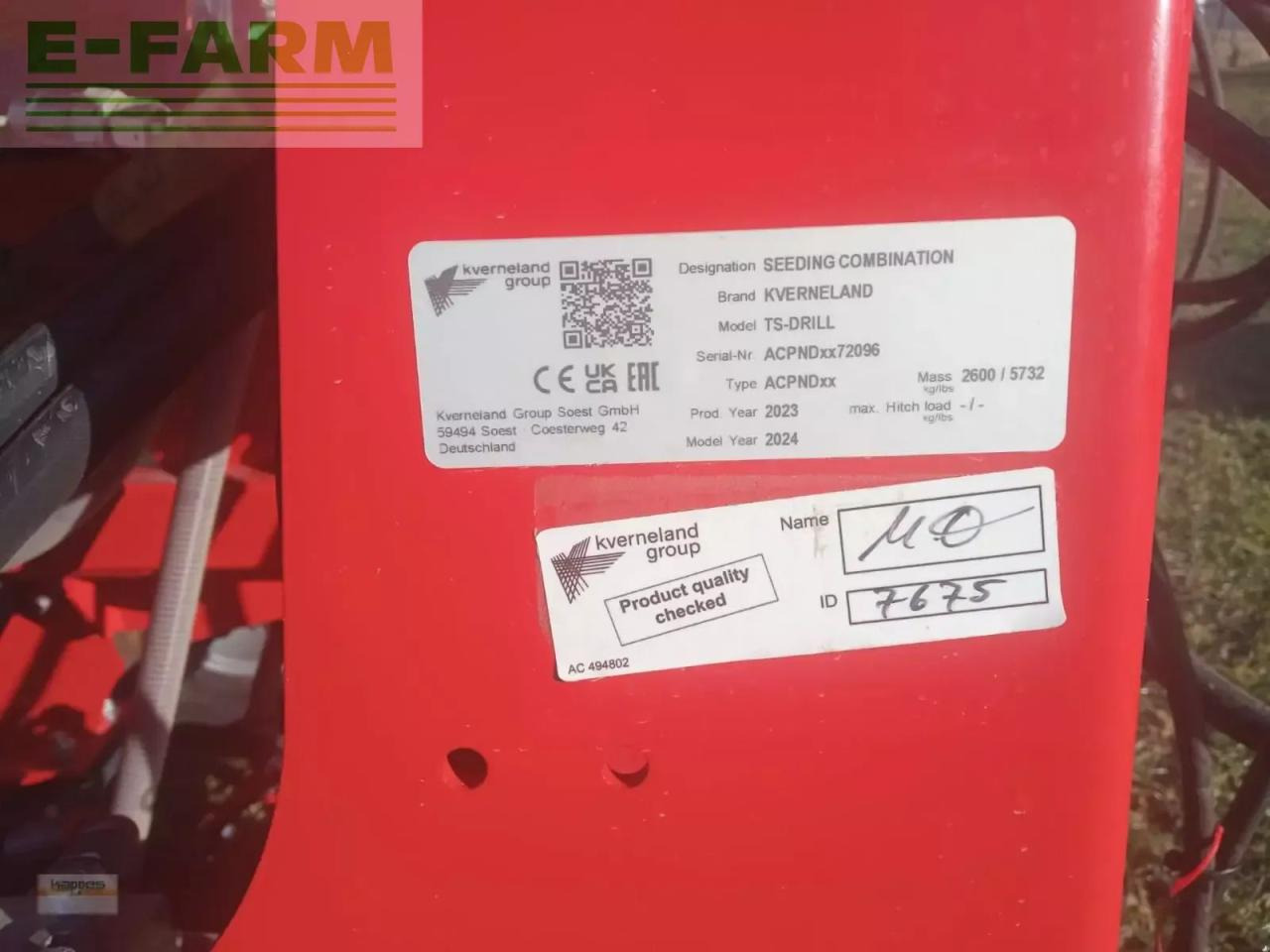 Kverneland tsdrill - Semănătoare: Foto 5 Kverneland tsdrill - Semănătoare: Foto 5