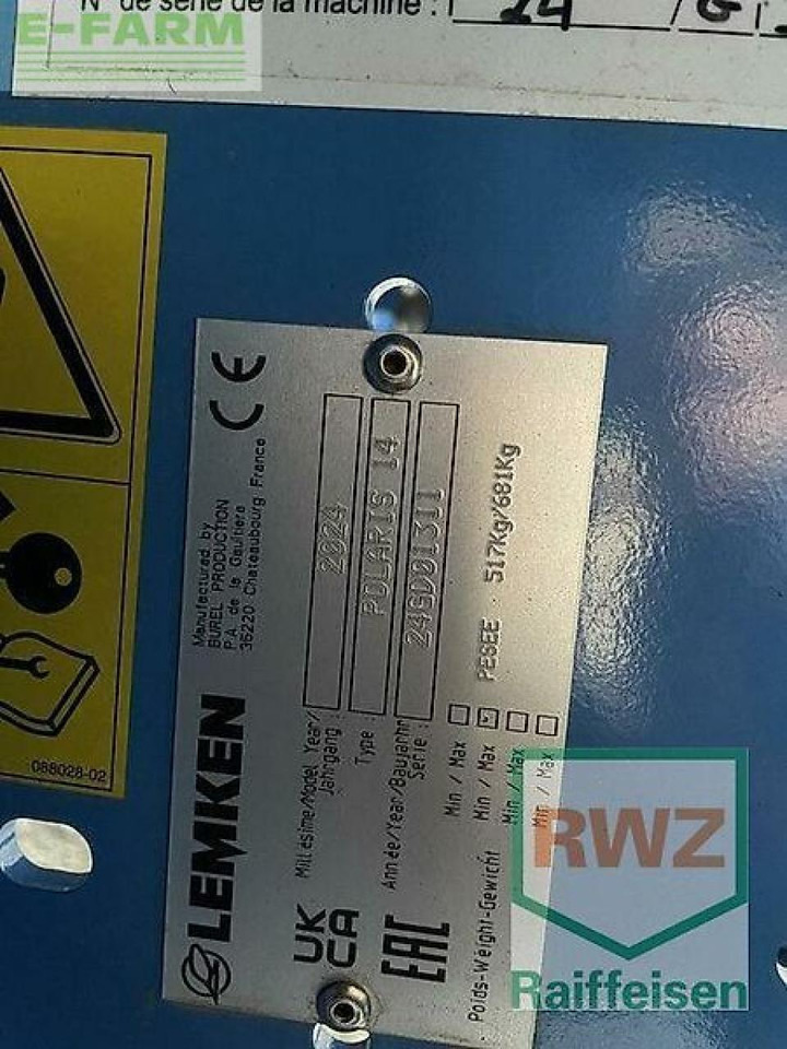 Lemken polaris 14 / 3000 - Imprastietor îngrăşăminte: Foto 5 Lemken polaris 14 / 3000 - Imprastietor îngrăşăminte: Foto 5