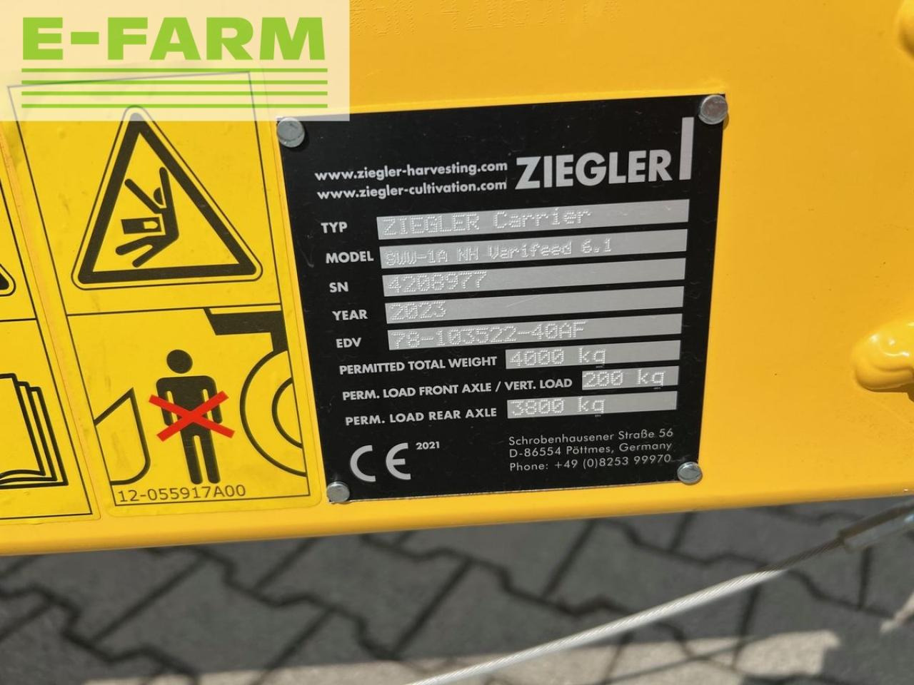 New Holland 760cg varifeed 6,10m, 20ft - Heder: Foto 4 New Holland 760cg varifeed 6,10m, 20ft - Heder: Foto 4