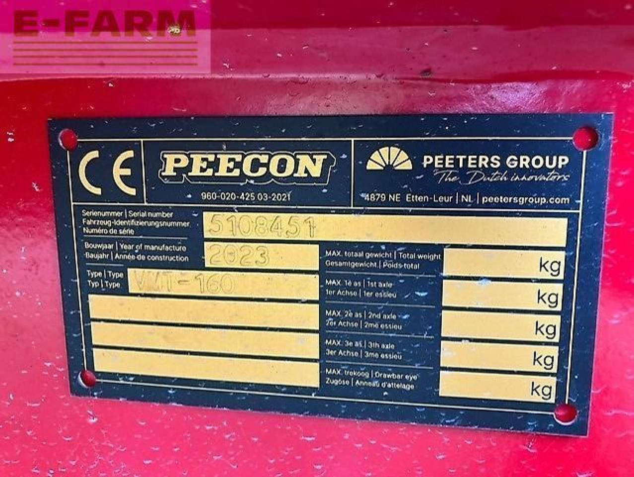 Peecon biga 18 topliner - Utilaje de creştere vite: Foto 3 Peecon biga 18 topliner - Utilaje de creştere vite: Foto 3