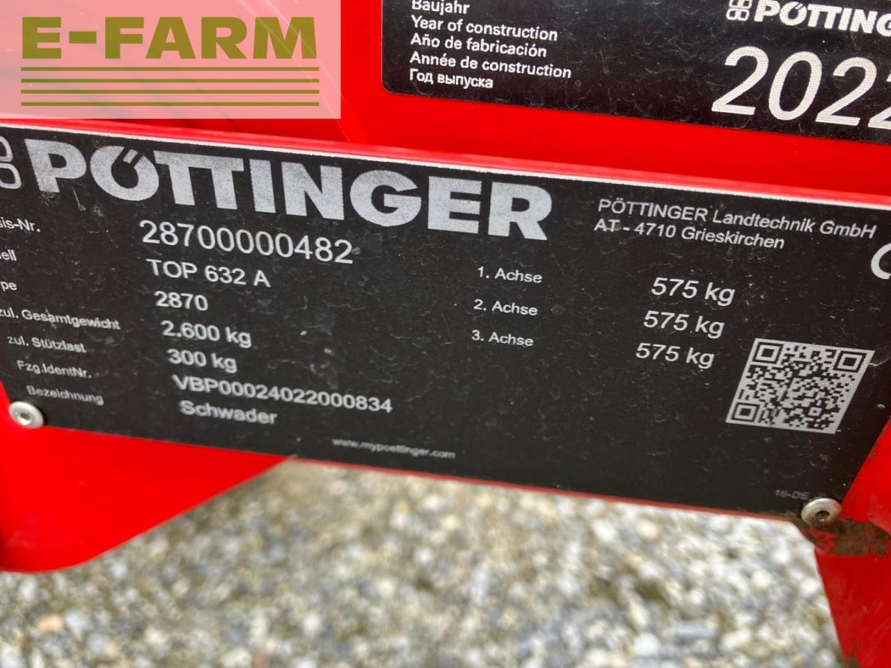 Pöttinger Top 632 A - Maşină de întors fânul: Foto 5 Pöttinger Top 632 A - Maşină de întors fânul: Foto 5