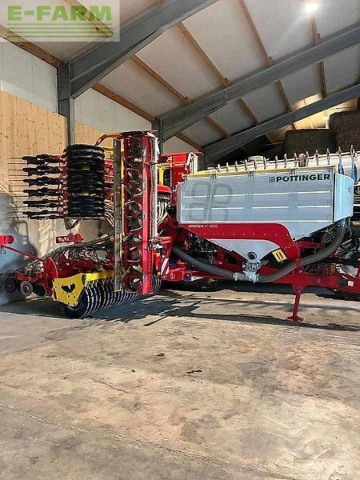 Pöttinger aerosem vt 6000 drillmaschine kreiselegge sämaschine - Maşină pentru prelucrarea solului: Foto 1 Pöttinger aerosem vt 6000 drillmaschine kreiselegge sämaschine - Maşină pentru prelucrarea solului: Foto 1