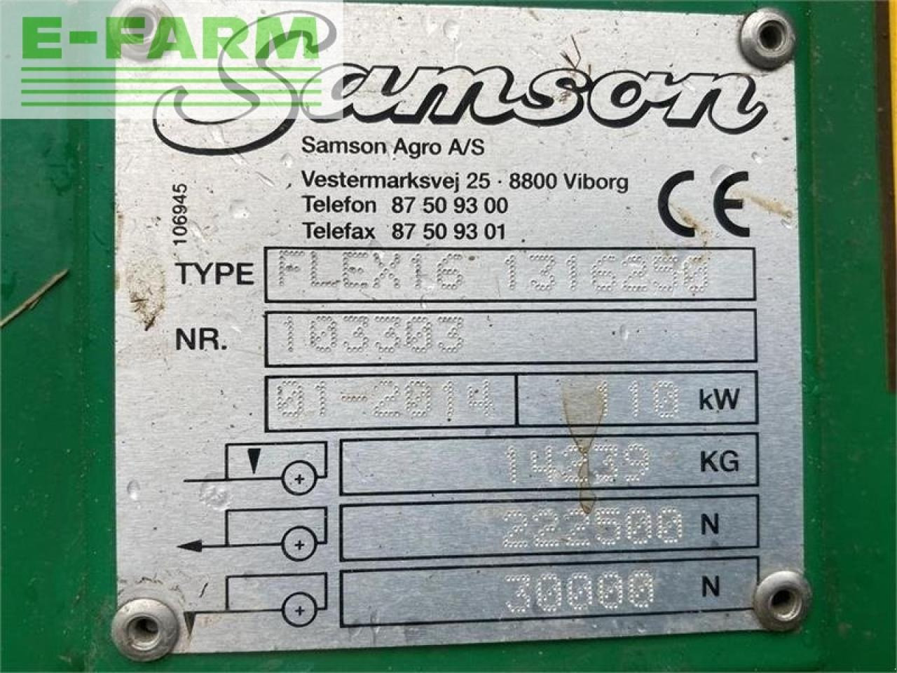 Samson flex16 - Imprastietor îngrăşăminte: Foto 4 Samson flex16 - Imprastietor îngrăşăminte: Foto 4
