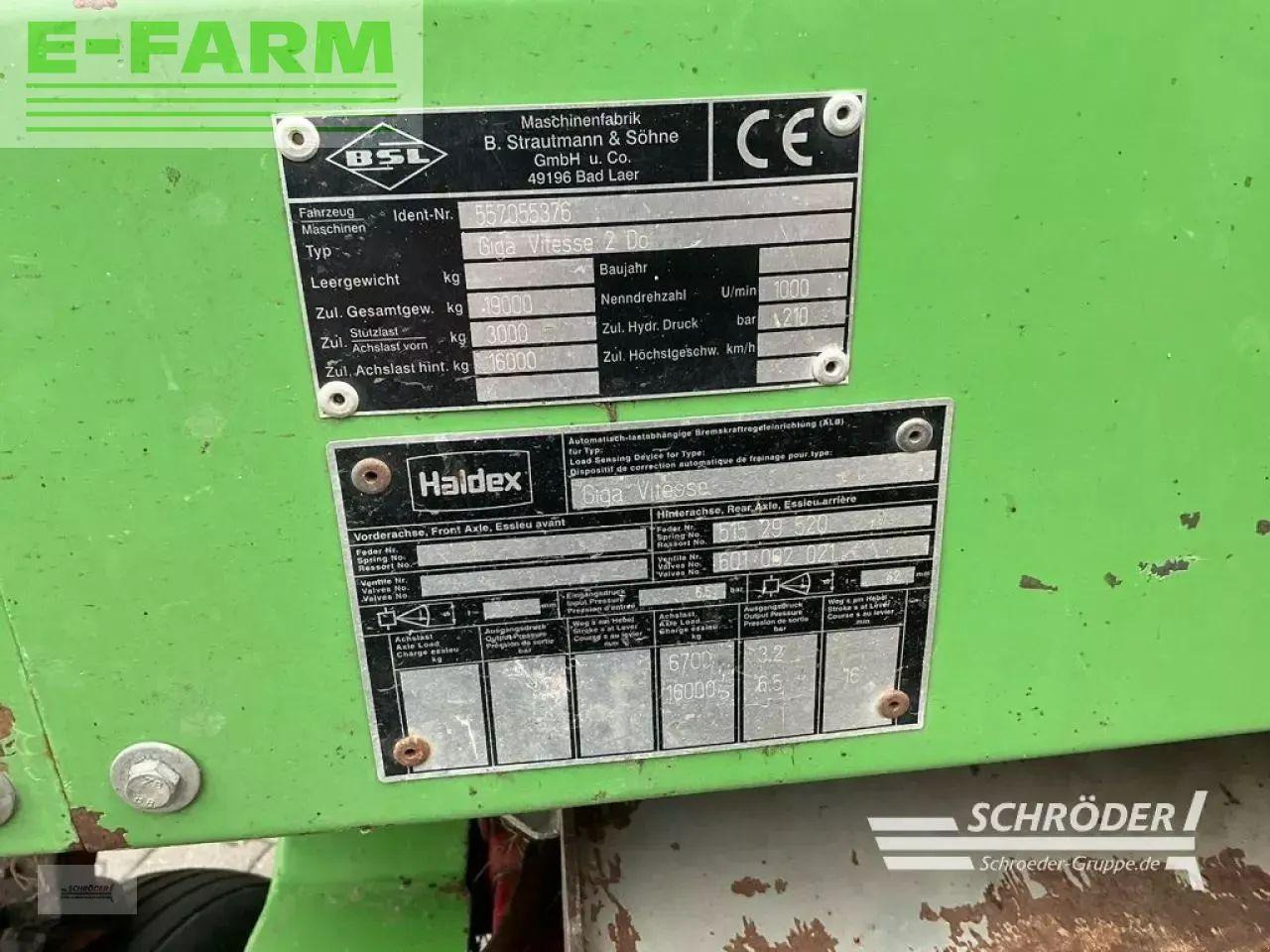 Strautmann giga vitesse 2 do - Remorcă cu autoincarcare: Foto 2 Strautmann giga vitesse 2 do - Remorcă cu autoincarcare: Foto 2