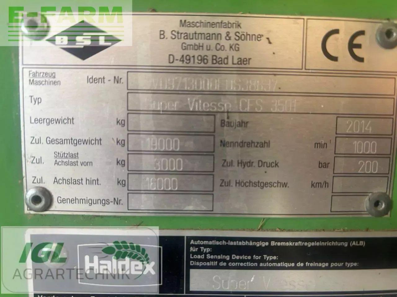 Strautmann super vitesse cfs 3501 - Remorcă cu autoincarcare: Foto 4 Strautmann super vitesse cfs 3501 - Remorcă cu autoincarcare: Foto 4