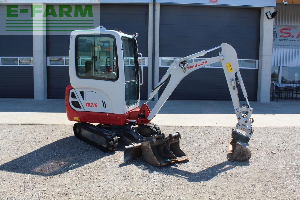 Takeuchi minibagger tb 216 mit powertilt - Mini excavator: Foto 4 Takeuchi minibagger tb 216 mit powertilt - Mini excavator: Foto 4