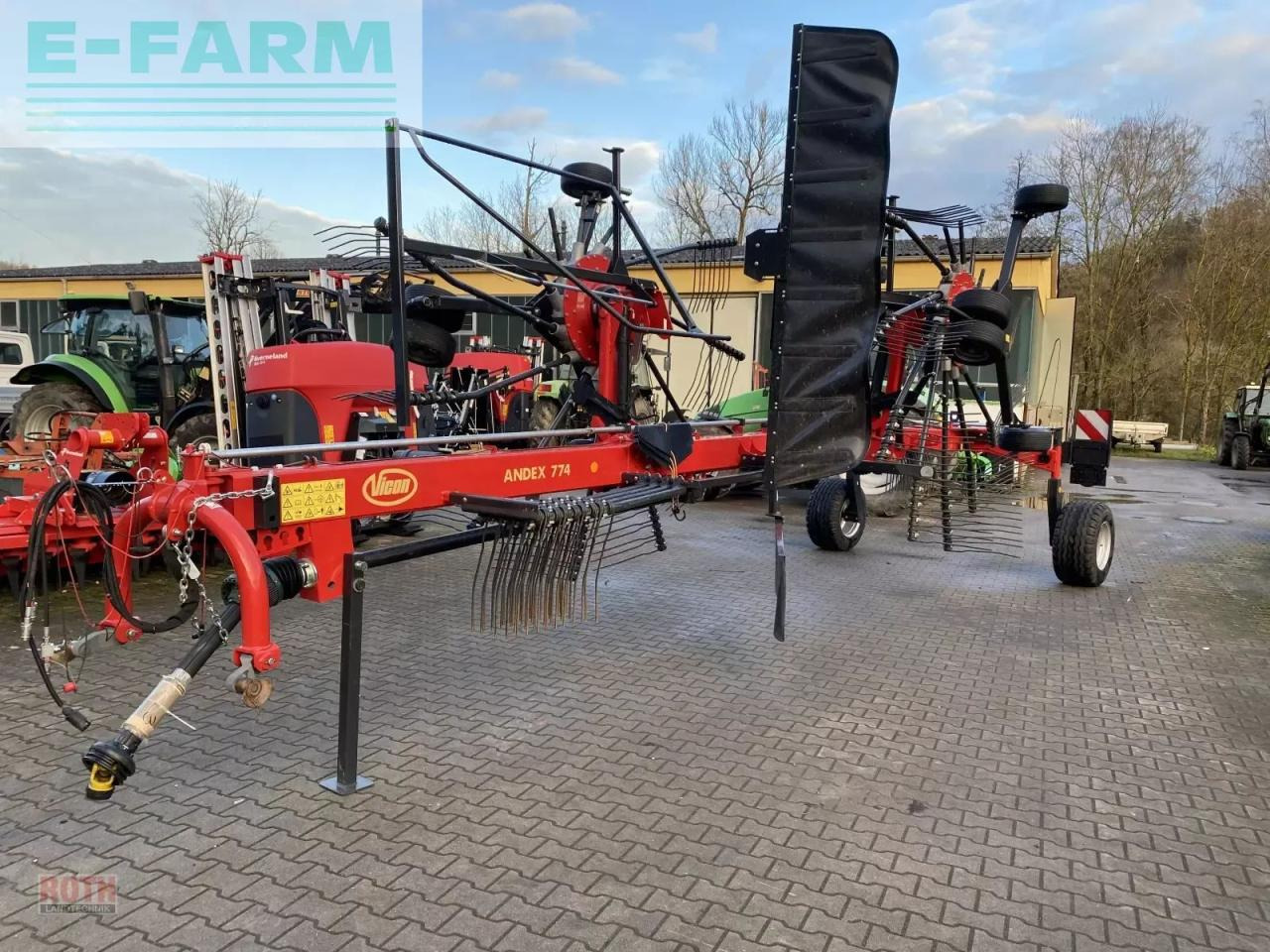 Vicon andex 774 - Maşină de întors fânul: Foto 2 Vicon andex 774 - Maşină de întors fânul: Foto 2