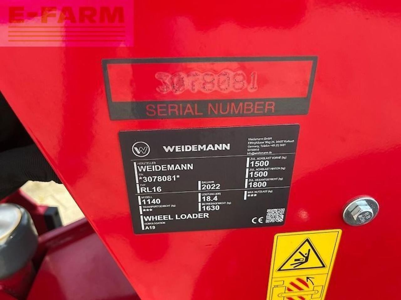 Mini excavator Weidemann 1140: Foto 7