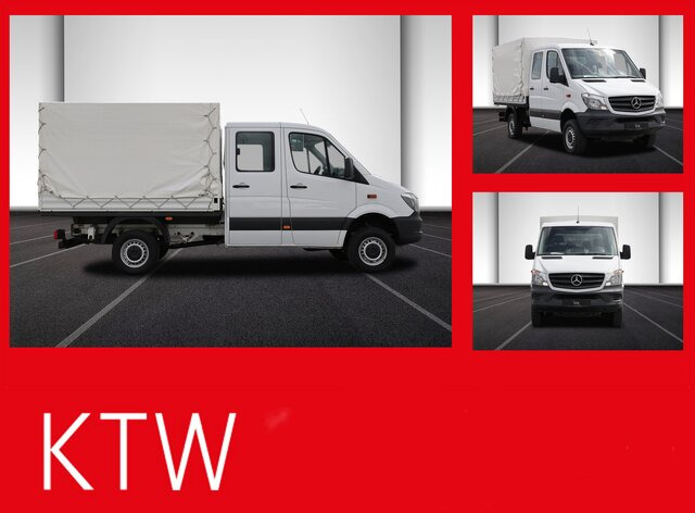 Autoutilitară cu platformă, Autoutilitară cabină dublă MERCEDES-BENZ Sprinter 316CDI DOKA,Allrad,Klima...: Foto 1