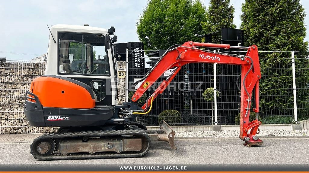 Kubota Minibagger KX 91-3 S2 mit Schnellwechsler MS03 - Mini excavator: Foto 1 Kubota Minibagger KX 91-3 S2 mit Schnellwechsler MS03 - Mini excavator: Foto 1