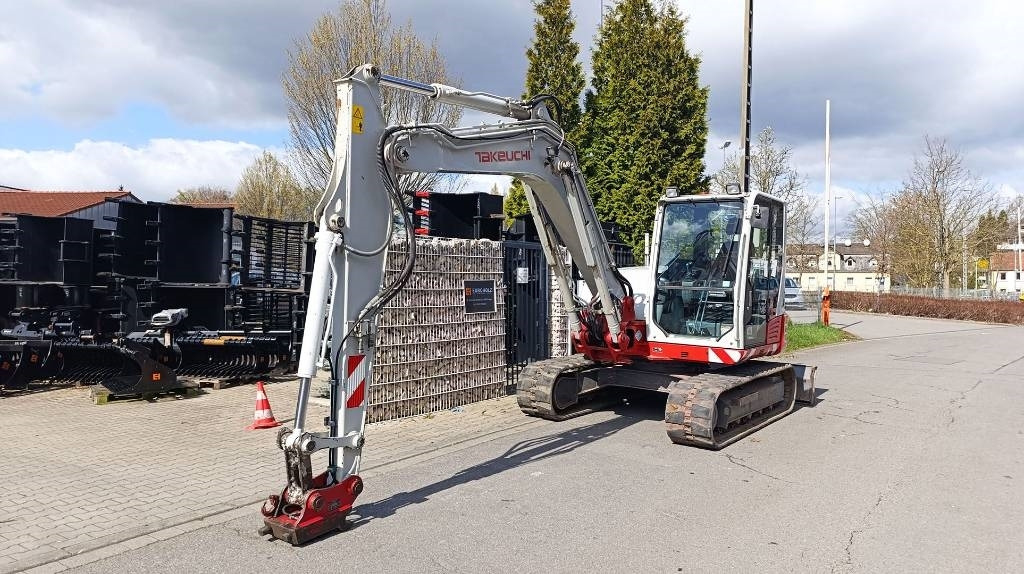 Mini excavator Takeuchi Minibagger TB 290 Schnellwechsler hydraulisch MS08: Foto 13