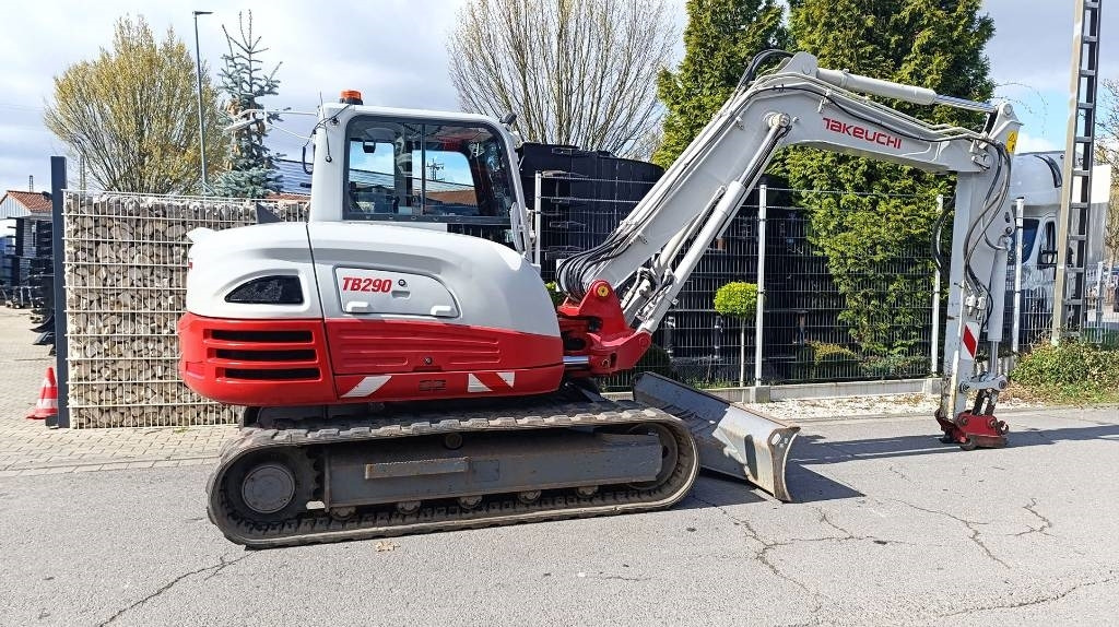 Mini excavator Takeuchi Minibagger TB 290 Schnellwechsler hydraulisch MS08: Foto 17