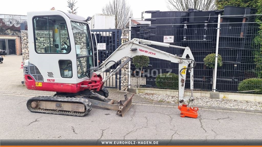 Takeuchi TB219, Minibagger mit neuem Schnellwechsler MS 03 - Mini excavator: Foto 3 Takeuchi TB219, Minibagger mit neuem Schnellwechsler MS 03 - Mini excavator: Foto 3