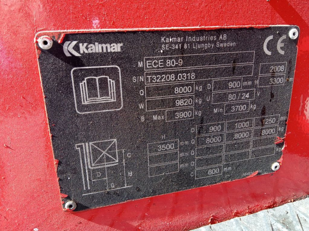 Kalmar ECE80-9 - Electrostivuitor: Foto 5 Kalmar ECE80-9 - Electrostivuitor: Foto 5