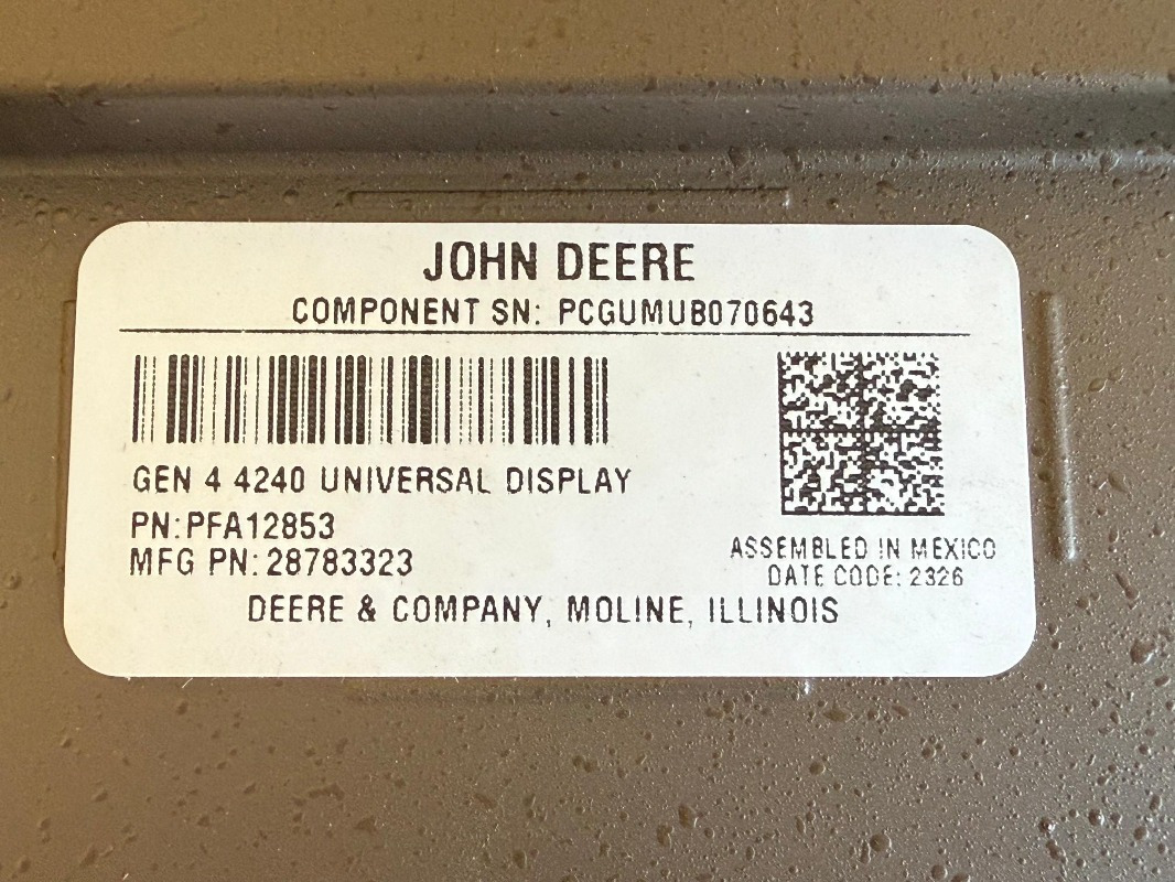 John Deere Display 4240 Premium Aktivierung - Unealtă/ Echipament: Foto 1 John Deere Display 4240 Premium Aktivierung - Unealtă/ Echipament: Foto 1