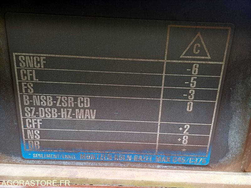 Alte utilaje Wagon plat intermodal type Sggnss – modèle 6432B0-4, 72 pieds - 2004 (ref 1538): Foto 13