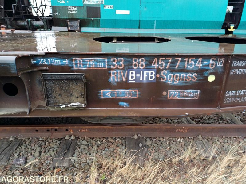 Alte utilaje Wagon plat intermodal type Sggnss – modèle 6432B0-4, 72 pieds - 2004 (ref 1538): Foto 17