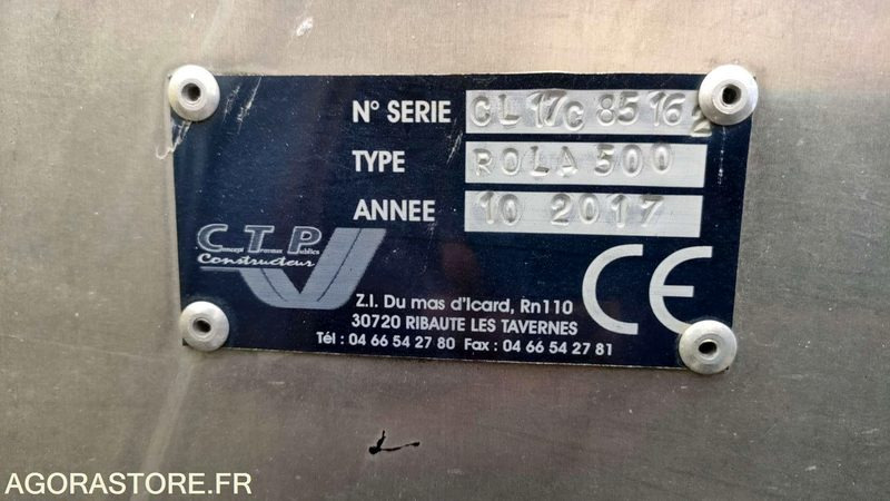 CTP ROLA 500 - 2017 - Maşină de asfaltat: Foto 3 CTP ROLA 500 - 2017 - Maşină de asfaltat: Foto 3
