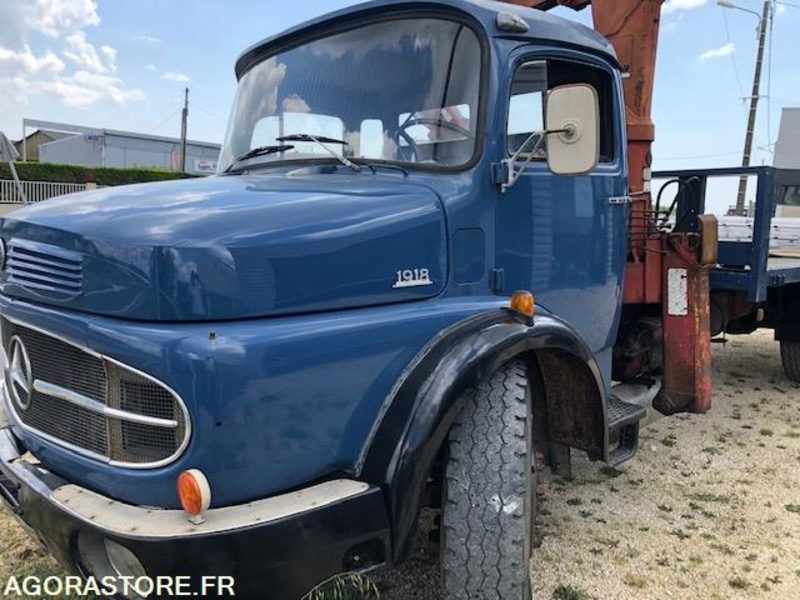 PRIX TTC MERCEDES L 1918 PLATEAU GRUE - 128 000km - NOMBREUX TRAVAUX EFFECTUES - Camion: Foto 1 PRIX TTC MERCEDES L 1918 PLATEAU GRUE - 128 000km - NOMBREUX TRAVAUX EFFECTUES - Camion: Foto 1