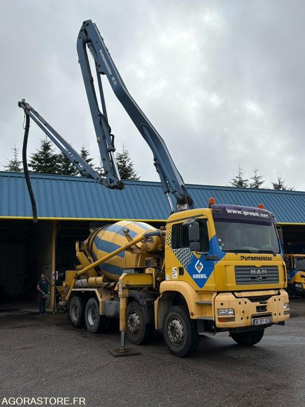 PUMI PUTZMEISTER M21 SUR PORTEUR MAN TGA - 2004 - 160600km - 2285h - Camion: Foto 3 PUMI PUTZMEISTER M21 SUR PORTEUR MAN TGA - 2004 - 160600km - 2285h - Camion: Foto 3