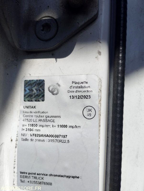 Porteur PREMIUM 270 DXI - 2012 - 299000 kms (D146/BZ-955-WL) - Camion: Foto 4 Porteur PREMIUM 270 DXI - 2012 - 299000 kms (D146/BZ-955-WL) - Camion: Foto 4