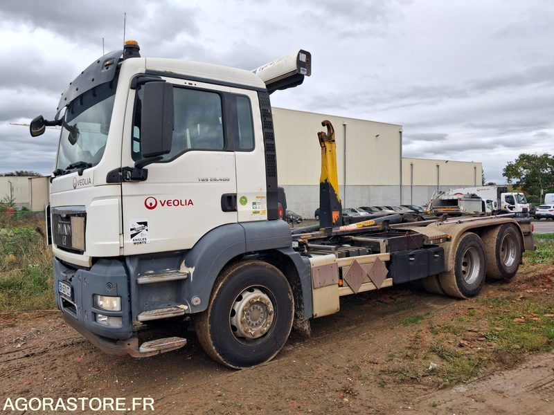 R52001 - PORTEUR MAN POLYBENNE - 6x2 - BRAS GUIMA PALFINGER - 2011 - 482283 KM - Camion: Foto 1 R52001 - PORTEUR MAN POLYBENNE - 6x2 - BRAS GUIMA PALFINGER - 2011 - 482283 KM - Camion: Foto 1