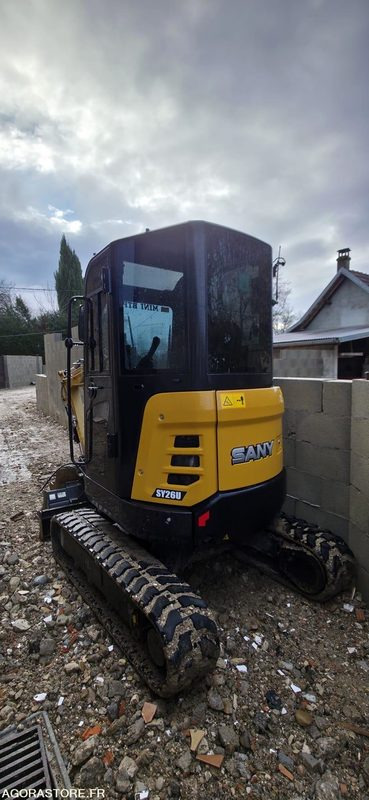 MINI PELLE SUR CHENILLES SANY SY26U 550 HEURES 2022 - Mini excavator: Foto 5 MINI PELLE SUR CHENILLES SANY SY26U 550 HEURES 2022 - Mini excavator: Foto 5