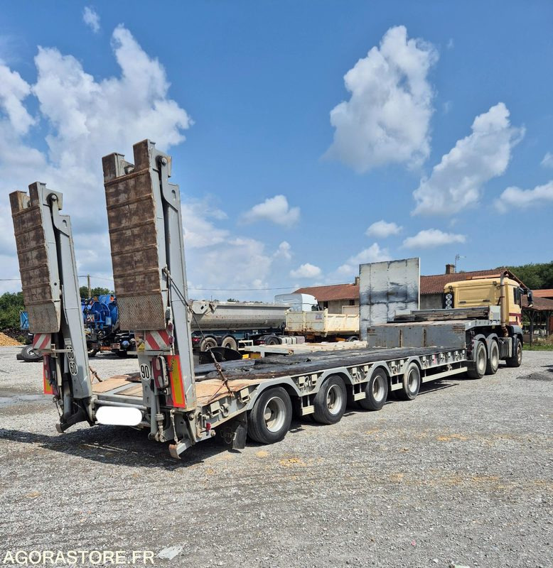 Porte engins 4 essieux - Remorcă transport agabaritic: Foto 2 Porte engins 4 essieux - Remorcă transport agabaritic: Foto 2