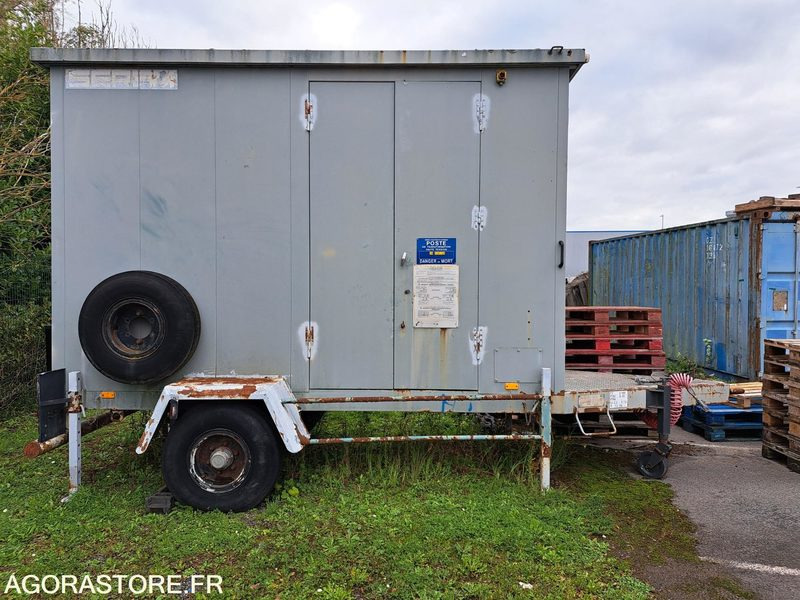 REMORQUE EQUIPEE TRANSFORMATEUR - Echipamente de constructii, Remorcă: Foto 1 REMORQUE EQUIPEE TRANSFORMATEUR - Echipamente de constructii, Remorcă: Foto 1