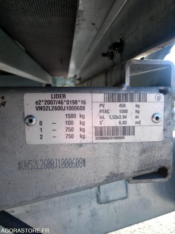 REMORQUE LIDER - Utilaje pentru gradina: Foto 2 REMORQUE LIDER - Utilaje pentru gradina: Foto 2