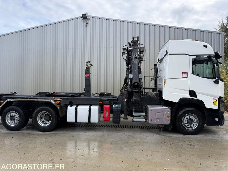 Renault porteur C460 Ampliroll Grue 6x2 remorquant - Camion cu cârlig: Foto 1 Renault porteur C460 Ampliroll Grue 6x2 remorquant - Camion cu cârlig: Foto 1