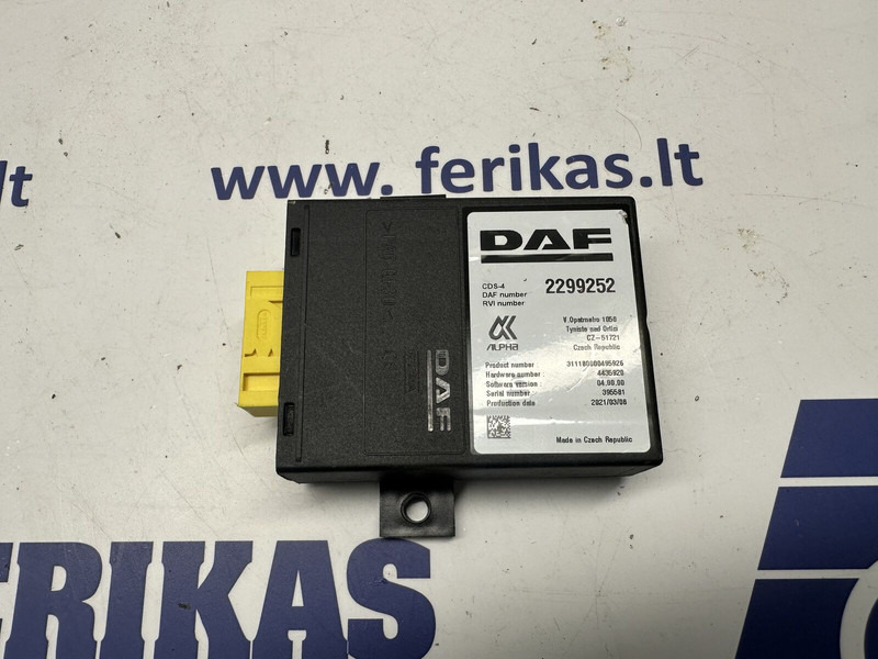 DAF CDS-4 - Calculator de bord pentru Camion: Foto 1 DAF CDS-4 - Calculator de bord pentru Camion: Foto 1