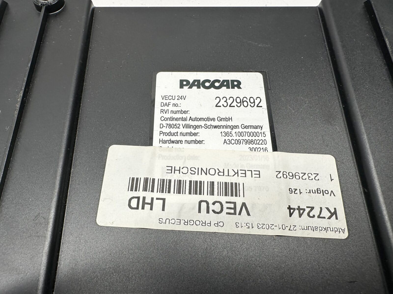 DAF VECU 24V - Calculator de bord pentru Camion: Foto 3 DAF VECU 24V - Calculator de bord pentru Camion: Foto 3