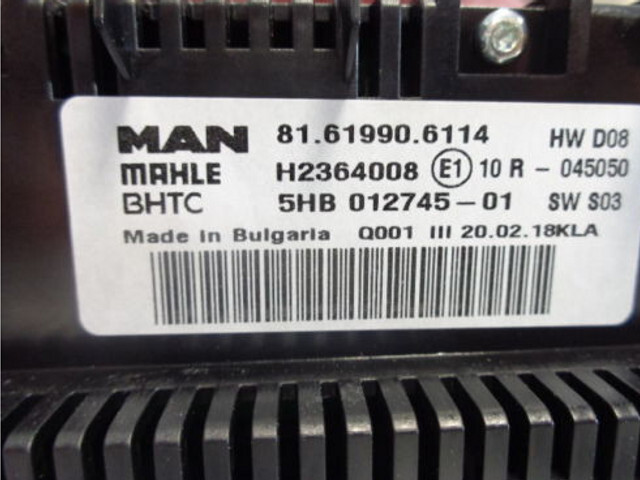 MAN NEW OE heater control unit - Calculator de bord pentru Camion: Foto 2 MAN NEW OE heater control unit - Calculator de bord pentru Camion: Foto 2