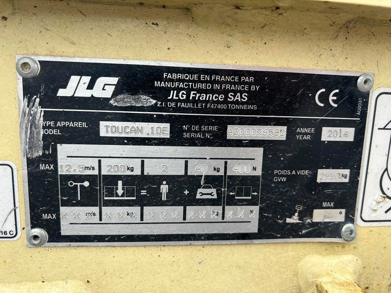 Nacela articulata JLG Toucan 10E elektro 10m (1812): Foto 11 Nacela articulata JLG Toucan 10E elektro 10m (1812): Foto 11